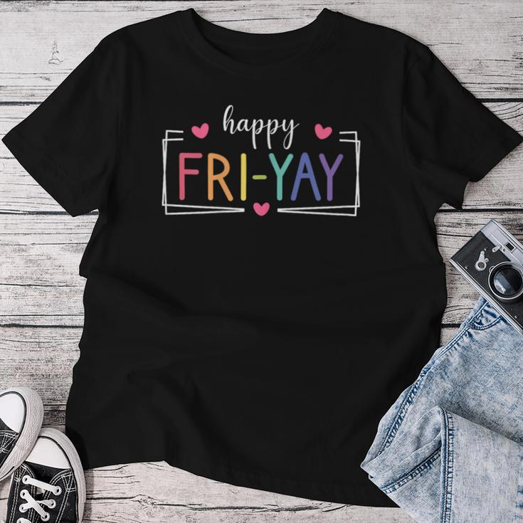 Happy Friyay Friyay Teacher Women Women T-shirt Funny Gifts