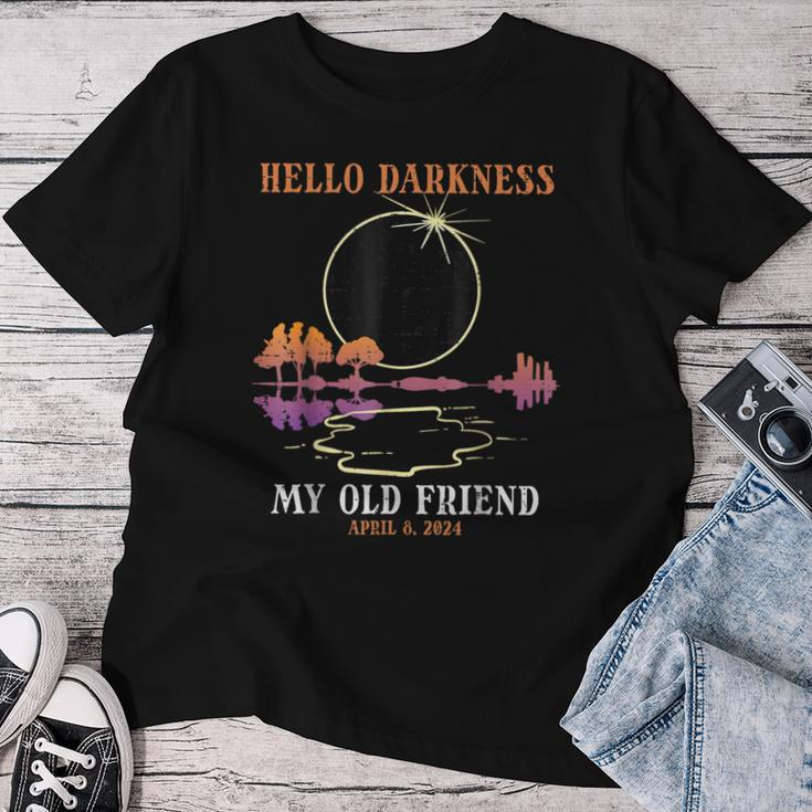 Hello Darkness My Old Friend Eclipse 2024 Kid Women T-shirt Unique Gifts