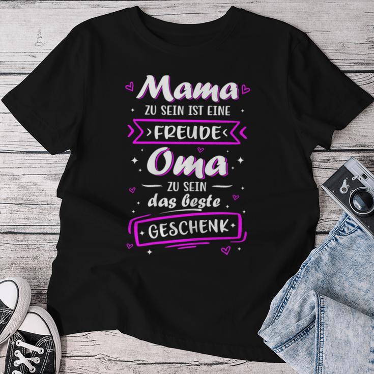 Ich Habe Zwei Titel Mama Beste Mutter Muttertag Du Wirst Oma T-shirt Frauen Lustige Geschenke