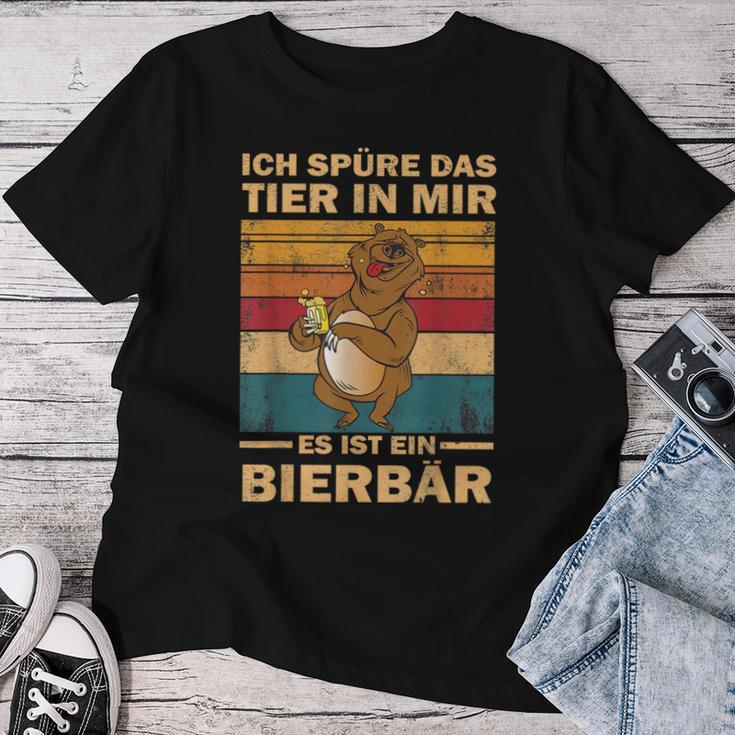 Ich Spüre Das Tier In Mir Garten Party Father's Day Papa Beer S T-shirt Frauen Lustige Geschenke