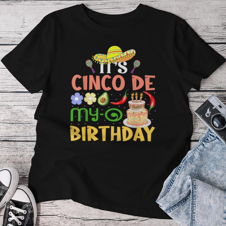It's Cinco De My-O Birthday Born On Mexican Party Boys Girls Women T-shirt Funny Gifts
