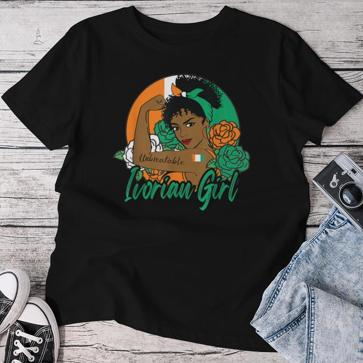 Ivorian Girl Ivory Coast Woman Ivorians Flag Women T-shirt Funny Gifts