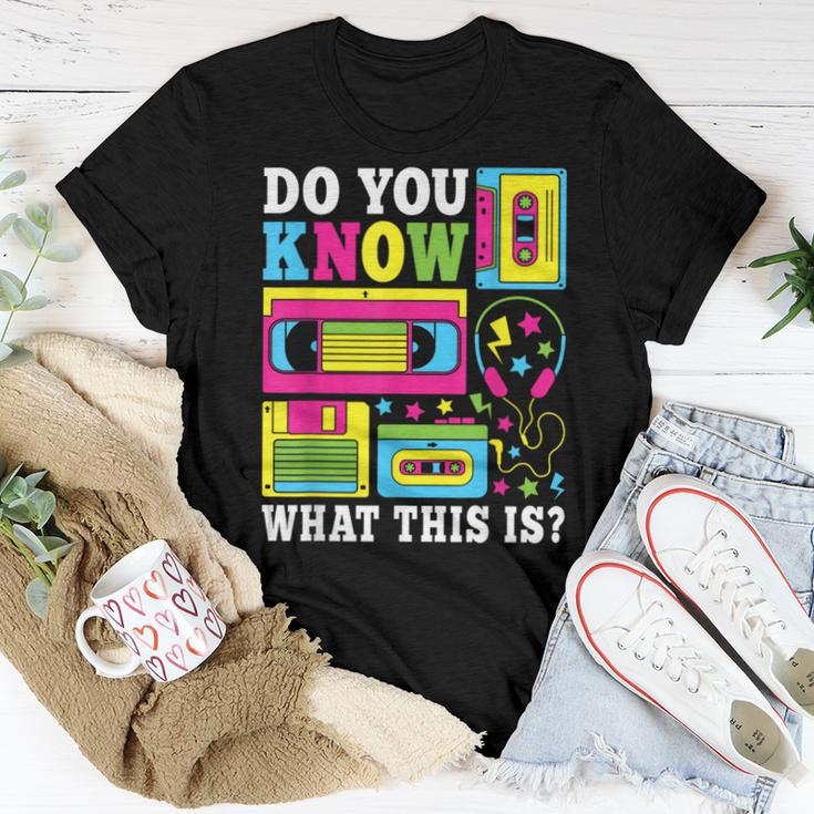 Do You Know What This Is 80S 90S Outfit Boys Girls Women T-shirt Unique Gifts