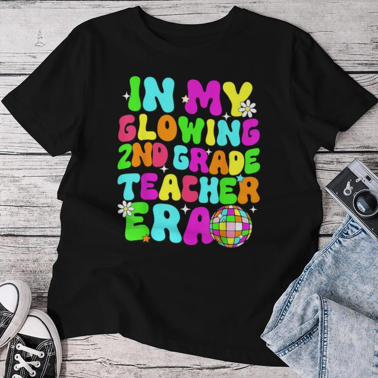 Last Day Of School In My Glowing Second Grade Teacher Era Women T-shirt Funny Gifts