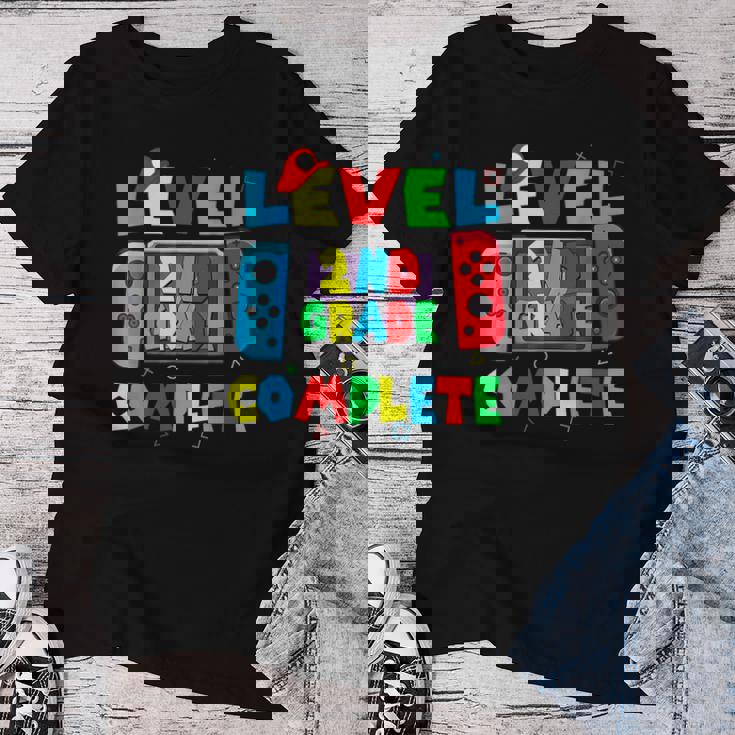 Level 2Nd Grade Complete Last Day Of School Video Game Women T-shirt Unique Gifts