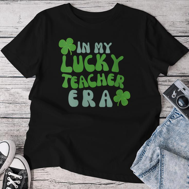 Lucky Teacher Era Women T-shirt Unique Gifts