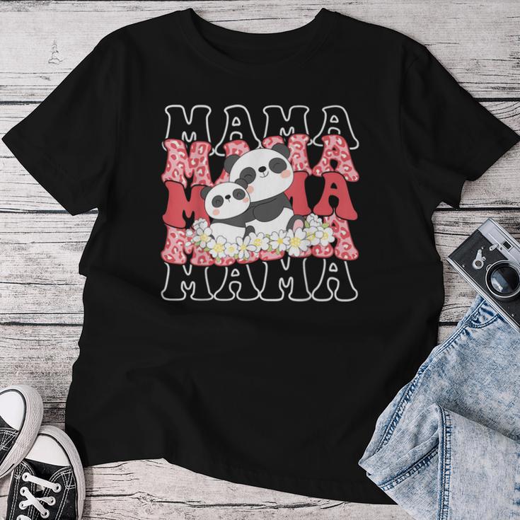 Lustiges Geschenk Zum Muttertag Panda Mama Mama Frauen Panda-Liebhaber Geschenke T-shirt Frauen Lustige Geschenke