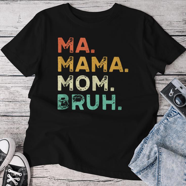 Ma Mama Mom Bruh Muttertag Humor Retro Distressed T-shirt Frauen Lustige Geschenke