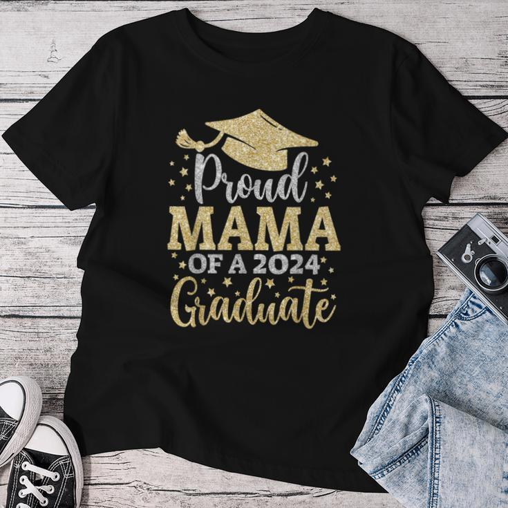 Mama Senior 2024 Proud Mom Of A Class Of 2024 Graduate Women T-shirt Funny Gifts