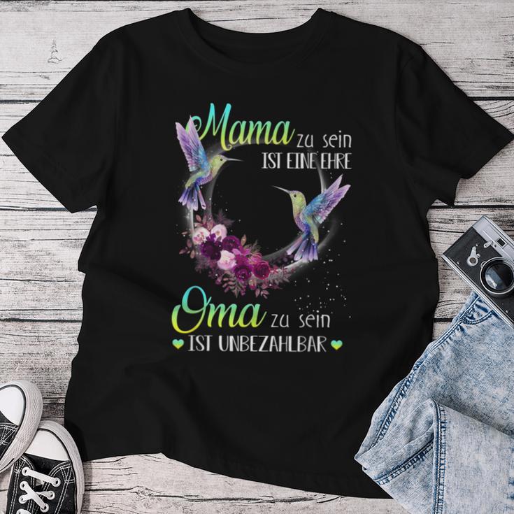 Mama Zu Sein Ist Eine Ehre Oma Zu Sein Ist Priceless T-shirt Frauen Lustige Geschenke