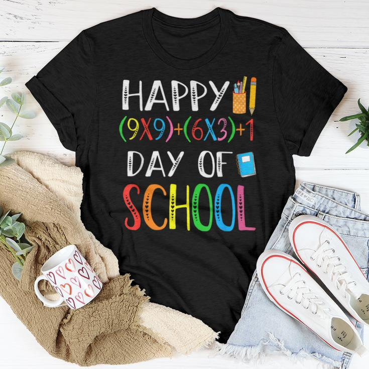 Math Formula 100 Days Of School Math Teacher 100Th Day Women T-shirt Funny Gifts