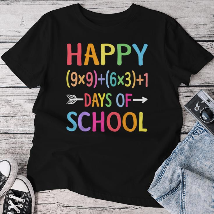 Math Formula 100 Days Of School Math Teacher 100Th Day Women T-shirt Unique Gifts