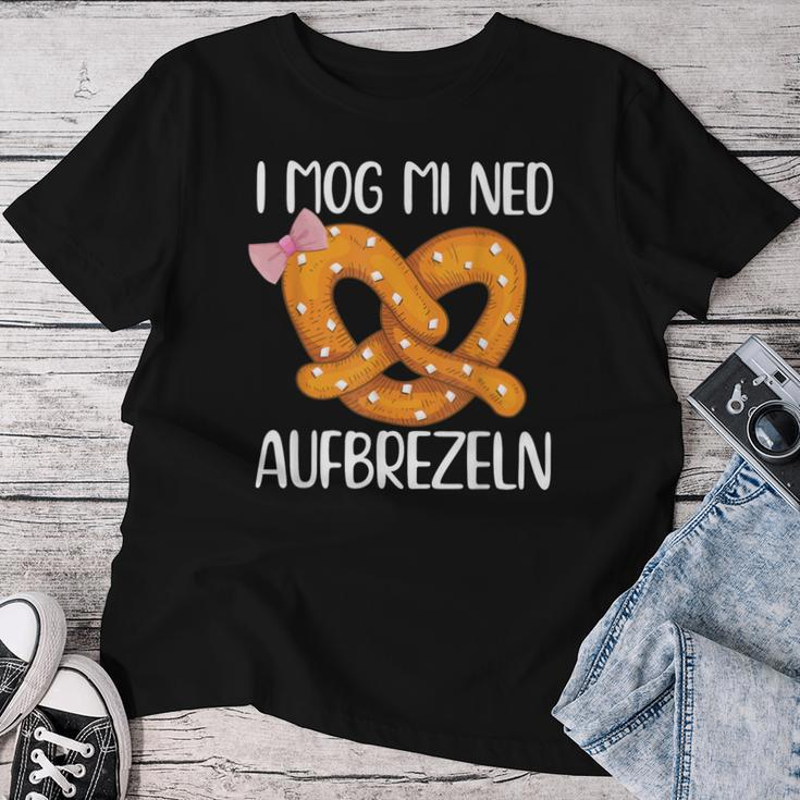 I Mog Mi Ned Aufbrezelnolksfest Beer Dirndl Costume S T-shirt Frauen Lustige Geschenke