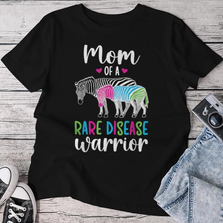 Mom Of A Rare Disease Warrior Mom Rare Disease Awareness Women T-shirt Unique Gifts