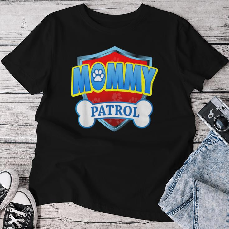Mommy Of The Birthday Boy Girl Dog Paw Family Matching Women T-shirt Unique Gifts