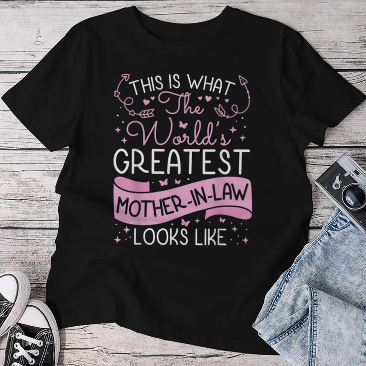 Mother In Law From Daughter In Law World Greatest Women T-shirt Funny Gifts