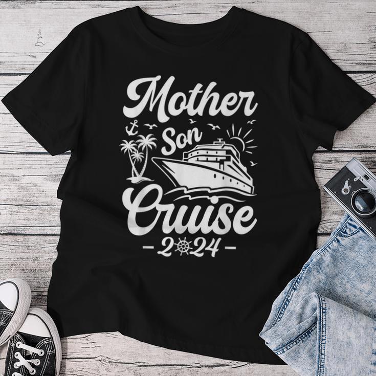 Mutter Sohn Kreuzfahrt 2024 Familie Mama Sohn Passende Urlaubsreise T-shirt Frauen Lustige Geschenke