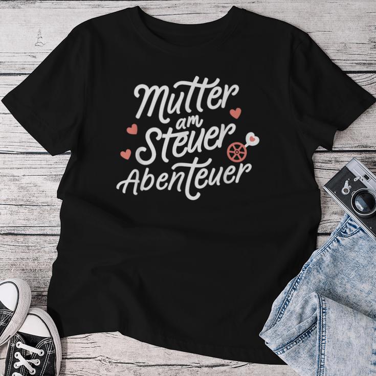 Mutter Am Steuer Abenteuer Lustig Spruch Mama Muttertag T-shirt Frauen Lustige Geschenke