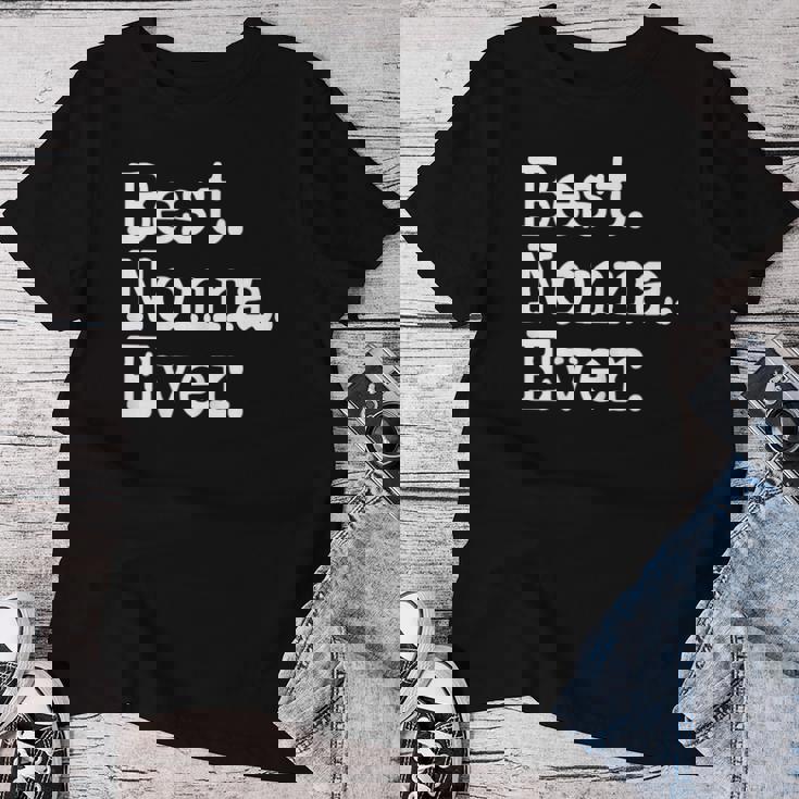 Nonna Mejor Nonna Ever Camiseta de mujer Regalos divertidos