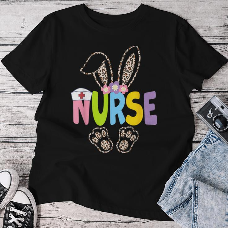 Nurse Bunny Leopard Easter Nurse Easter Nurse Life Bunny Women T-shirt Unique Gifts