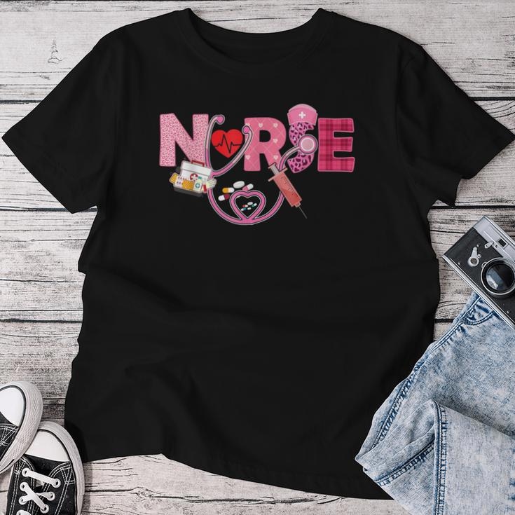 Nurse's Day Nurse Life Nurse Week 2024 Womens Women T-shirt Funny Gifts