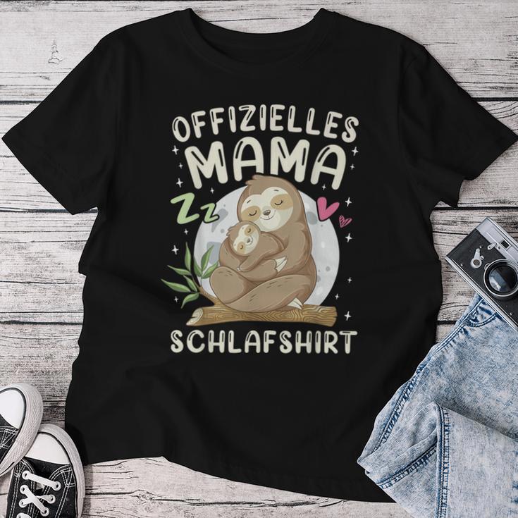 Offizielles Mama Schlaf Faultier Mutter Mit Kind T-shirt Frauen Lustige Geschenke