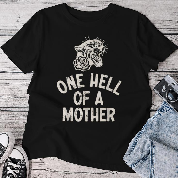 One Hell Of A Mother Vintage Mommy Mom Tiger Mother's Day Women T-shirt Personalized Gifts