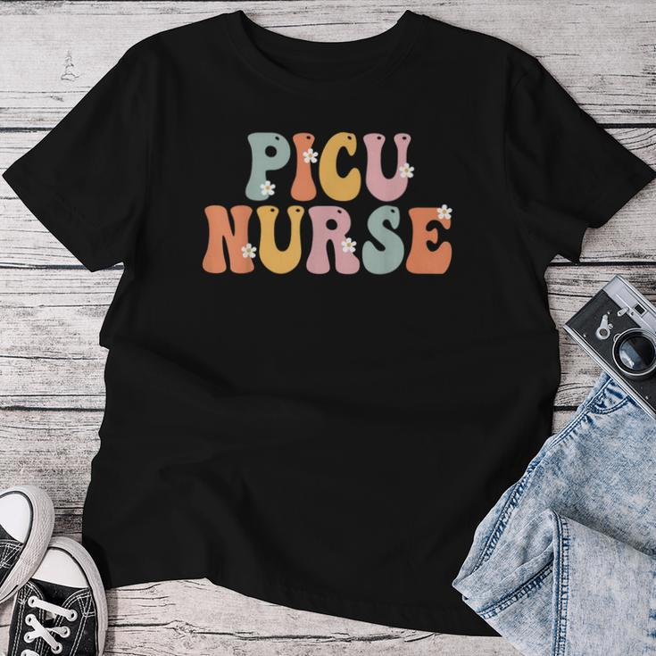 Picu Nurse Week Groovy Appreciation Day For For Work Women T-shirt Funny Gifts
