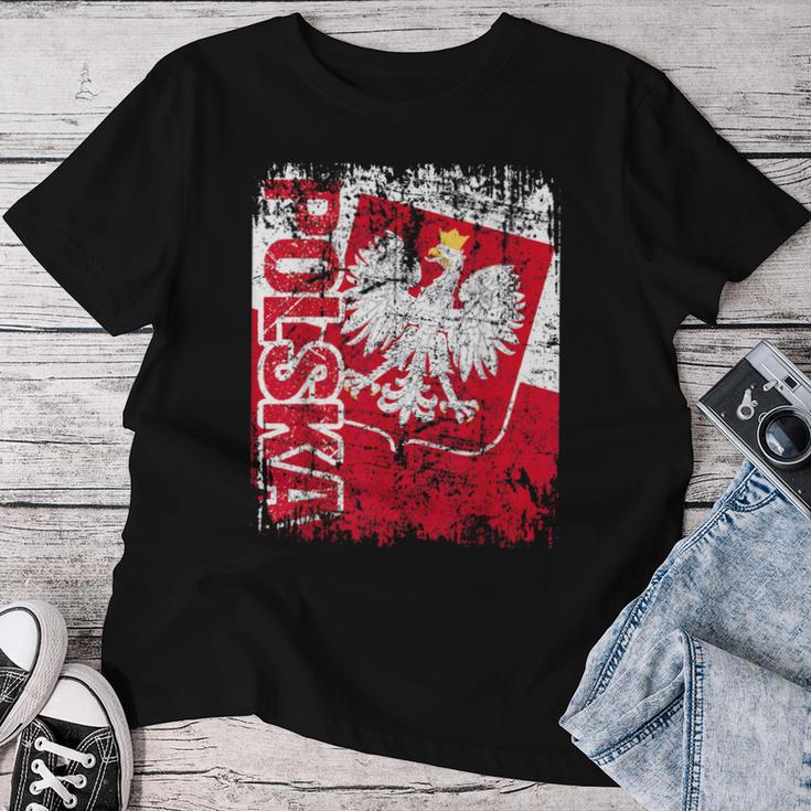 Poland Polska Flag Eagle Children T-shirt Frauen Lustige Geschenke