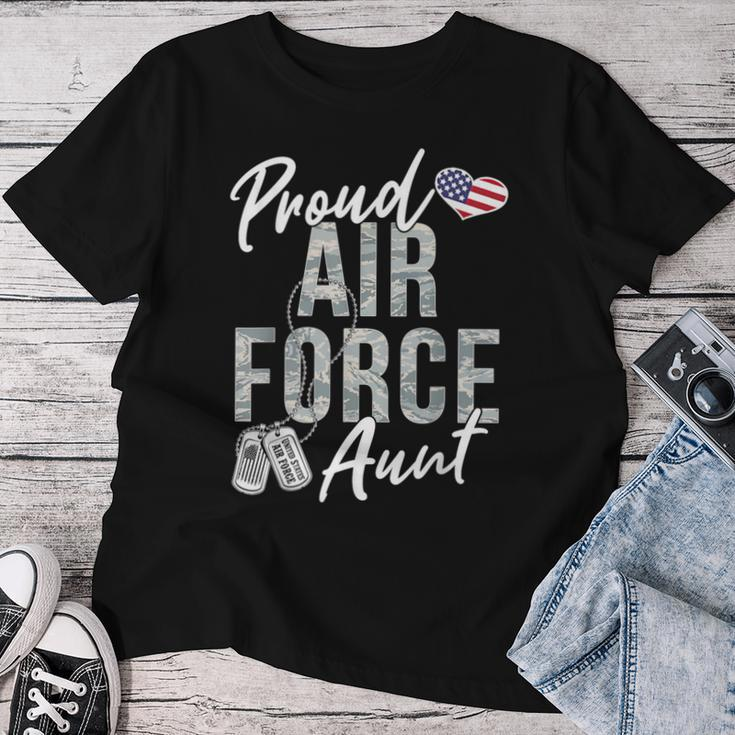 Proud Air Force Aunt Us Air Force Graduation Aunt Usaf Aunt Women T-shirt Unique Gifts