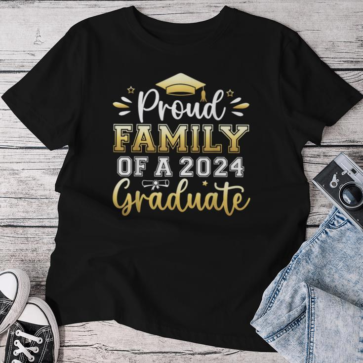 Proud Family Of A 2024 Graduate Senior Graduation Women Women T-shirt Funny Gifts