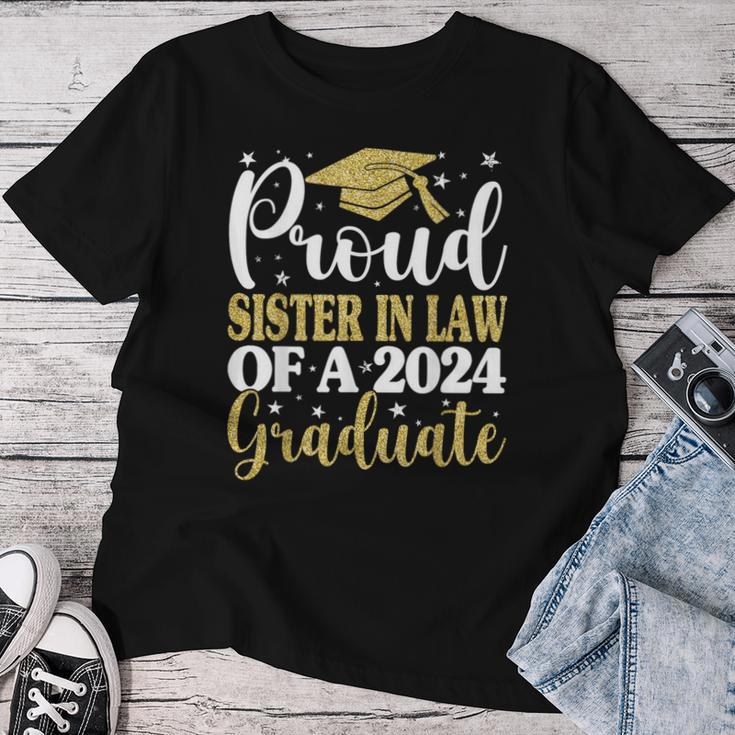 Proud Sister In Law Of A 2024 Graduate Graduation Family Women T-shirt Personalized Gifts