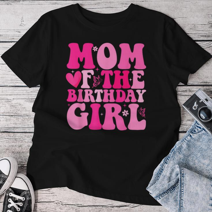 Retro Mom Of The Birthday Family Matching Girls Mama Women T-shirt Funny Gifts