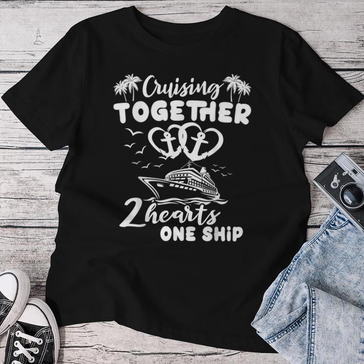 Romantic Cruising Husband Wife Couple Cruise Women T-shirt Funny Gifts