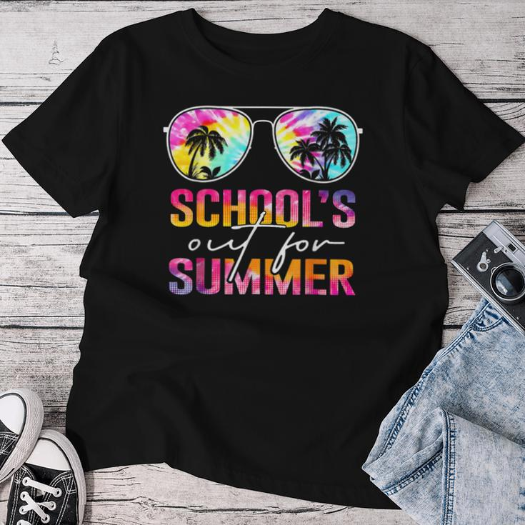 Schools Out For Summer Last Day Of School Teacher Tie Dye Women T-shirt Unique Gifts