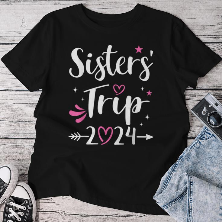 Sisters Trip 2024 For Girls Weekend Women T-shirt Funny Gifts