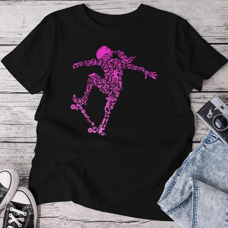 Skater Girl Skateboarder Girl Skateboard Women T-shirt Funny Gifts