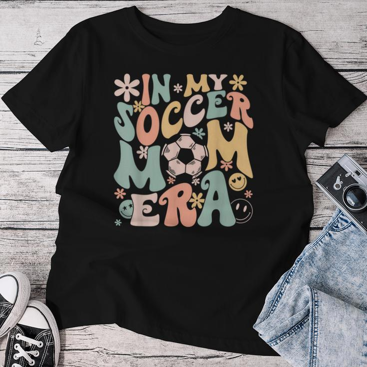 In My Soccer Mom Era Groovy Soccer Mom Life Women T-shirt Unique Gifts