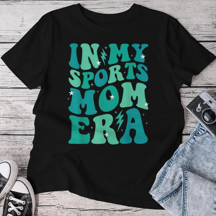 In My Sports Mom Era Groovy Mom Life Mama Happy Mother's Day Women T-shirt Funny Gifts