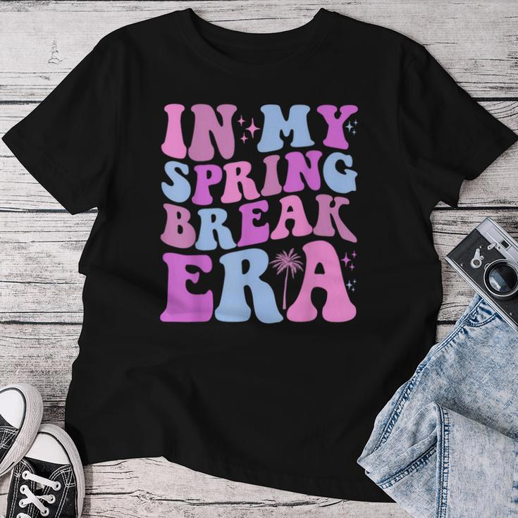 In My Spring Break Era Retro Groovy Vacation College Trip Women T-shirt Unique Gifts