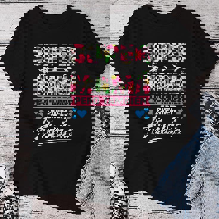 Super Mamá Pero También Super Abuela Camiseta de mujer Regalos divertidos