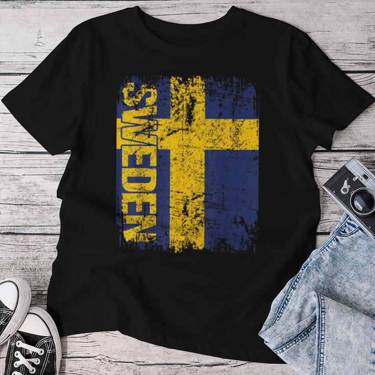 Sweden Flag Women's Children's Sweden T-shirt Frauen Lustige Geschenke