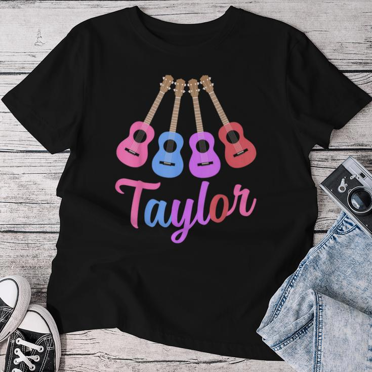 Taylor Personalized Name I Love Taylor Girl Groovy 70'S Women T-shirt Unique Gifts