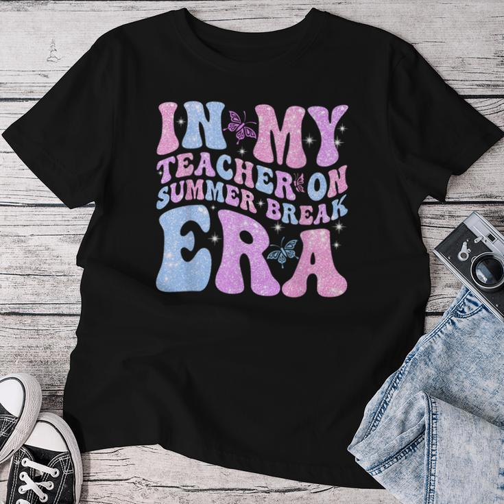 In My Teacher On Summer Break Era Groovy Summer Vibe Teacher Women T-shirt Funny Gifts