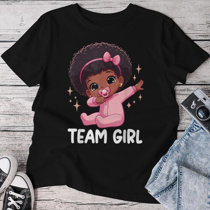 Team Girl Baby Announcement Gender Reveal Party Women T-shirt Unique Gifts