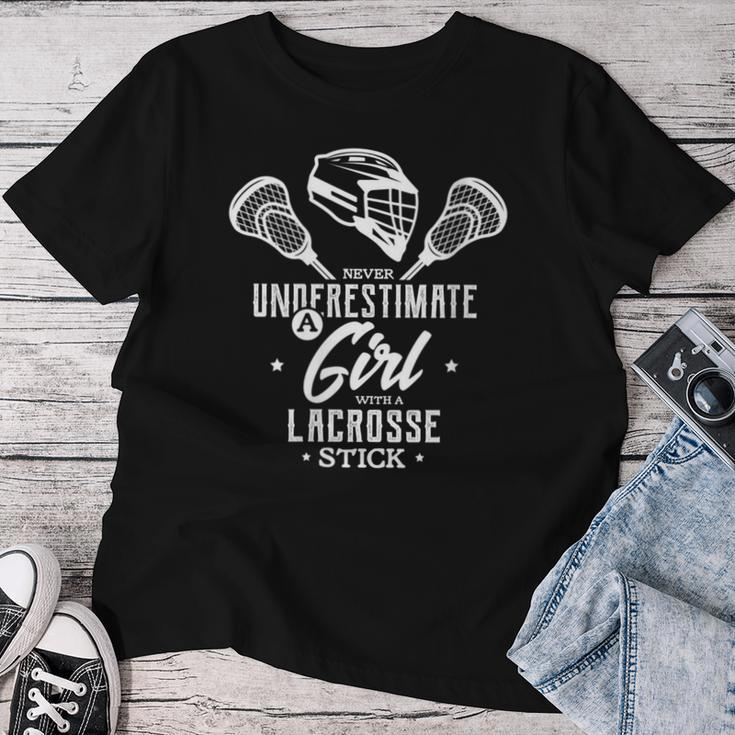 Lacrosse Gifts, Never Underestimate Shirts