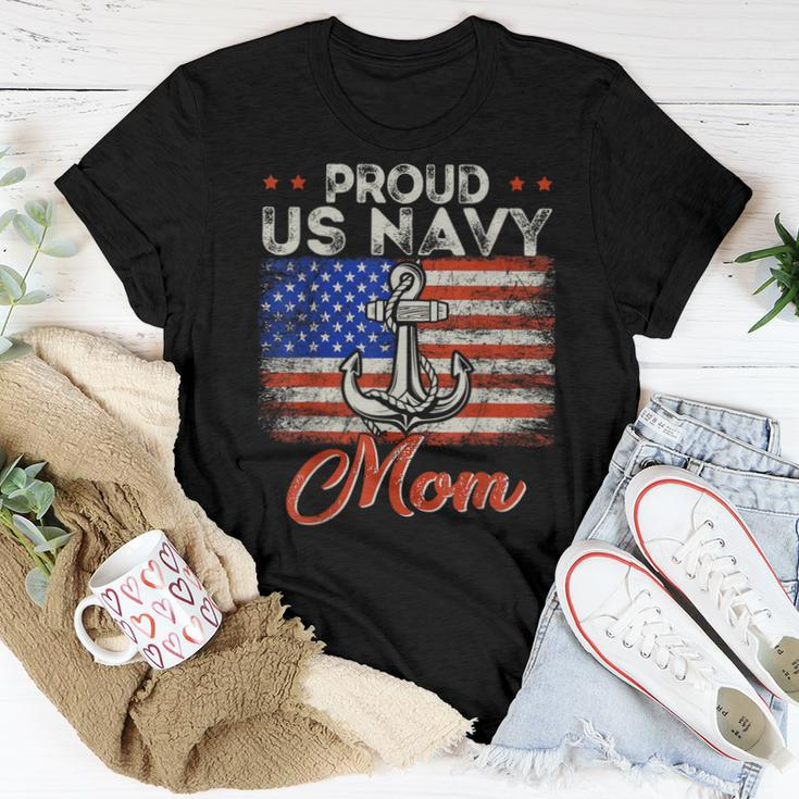 Us Na Vy Proud Mother Proud Us Na Vy For Mom Veteran Day Women T-shirt Funny Gifts