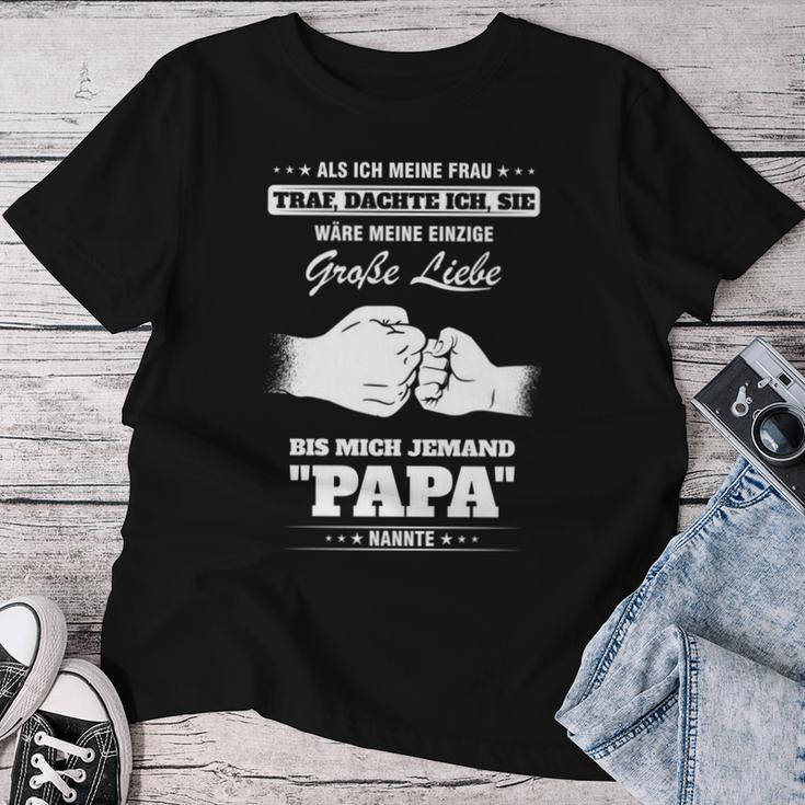 Vater Stolzer Papa Big Love Son Daughter T-shirt Frauen Lustige Geschenke