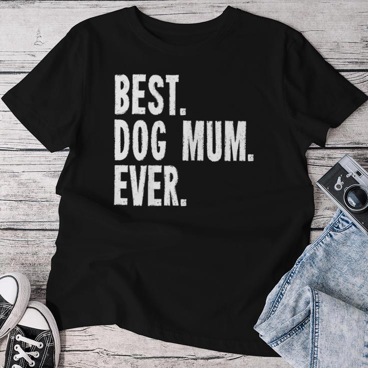 Women's Best Dog Mum Ever Dog Mum T-shirt Frauen Lustige Geschenke