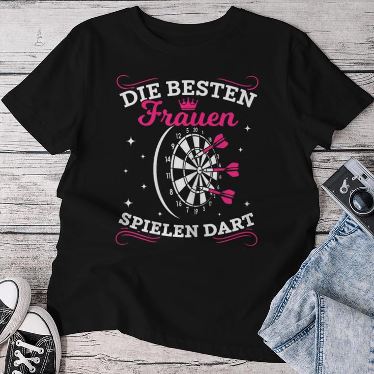 Women's Dart Saying Besten Dart Player T-shirt Frauen Lustige Geschenke